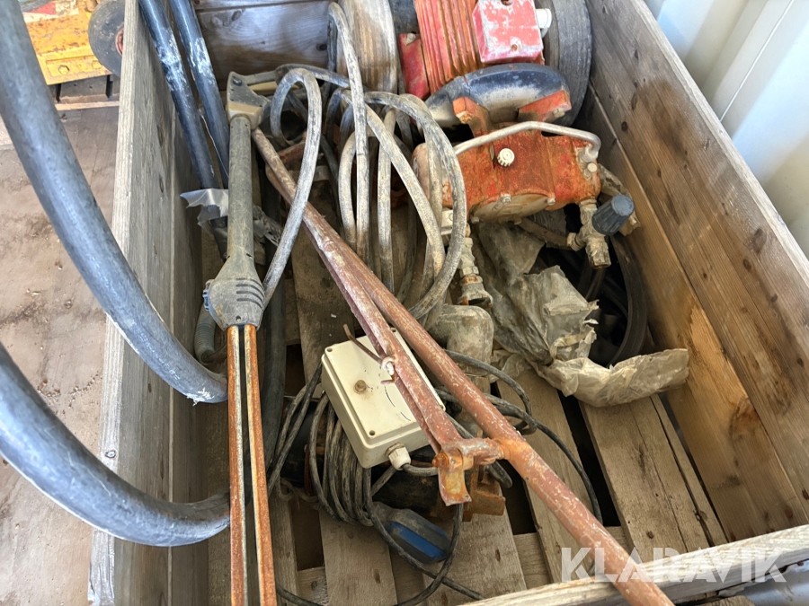 Diverse hydraulaggregat och maskiner