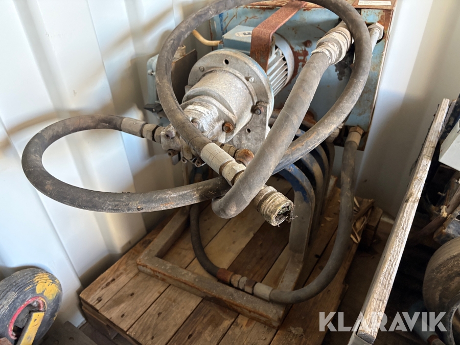 Diverse hydraulaggregat och maskiner