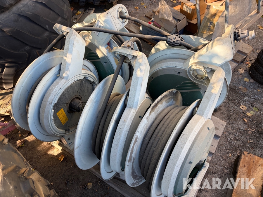 Hydrauliska slangvindor 5 st Nederman