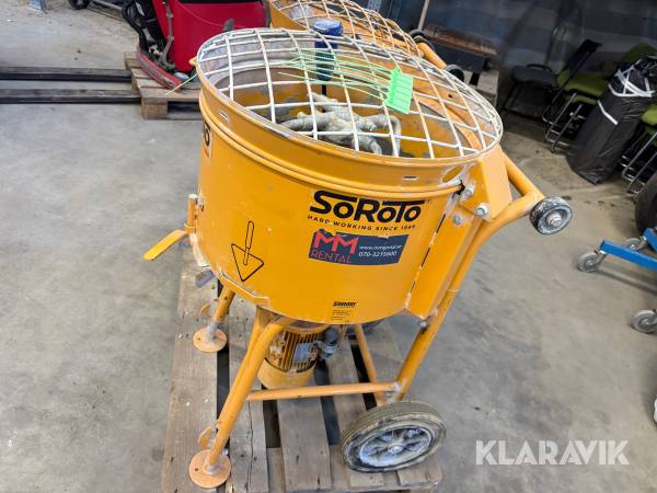 Tvångsblandare betong Soroto 80 liter