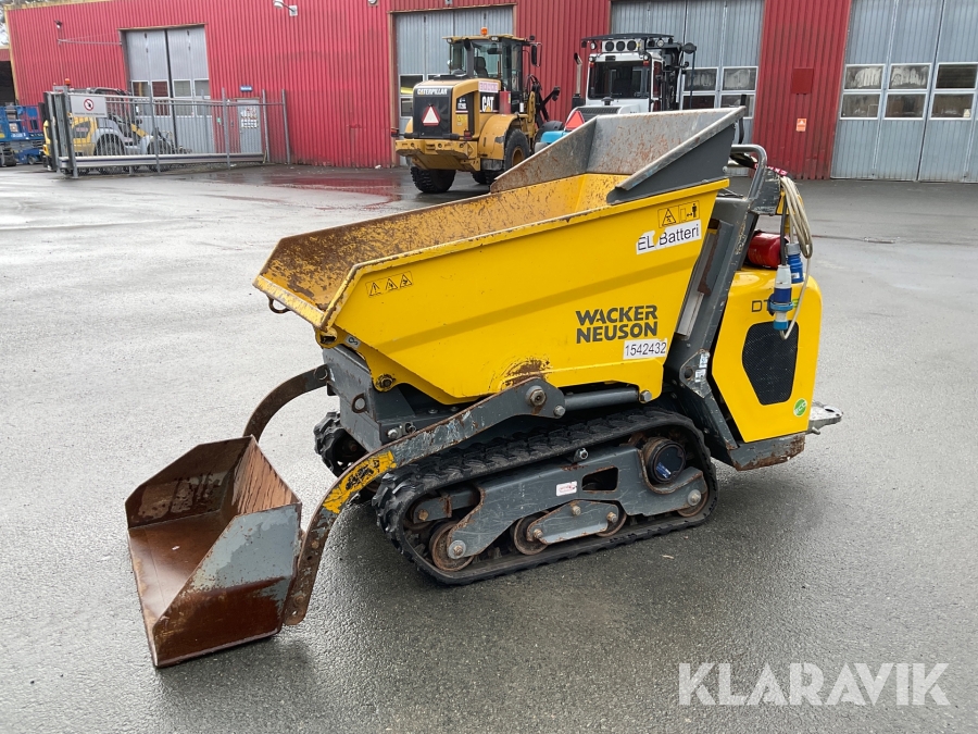 Självlastande Minidumper, batteridriven Wracker Newson DT 10 E