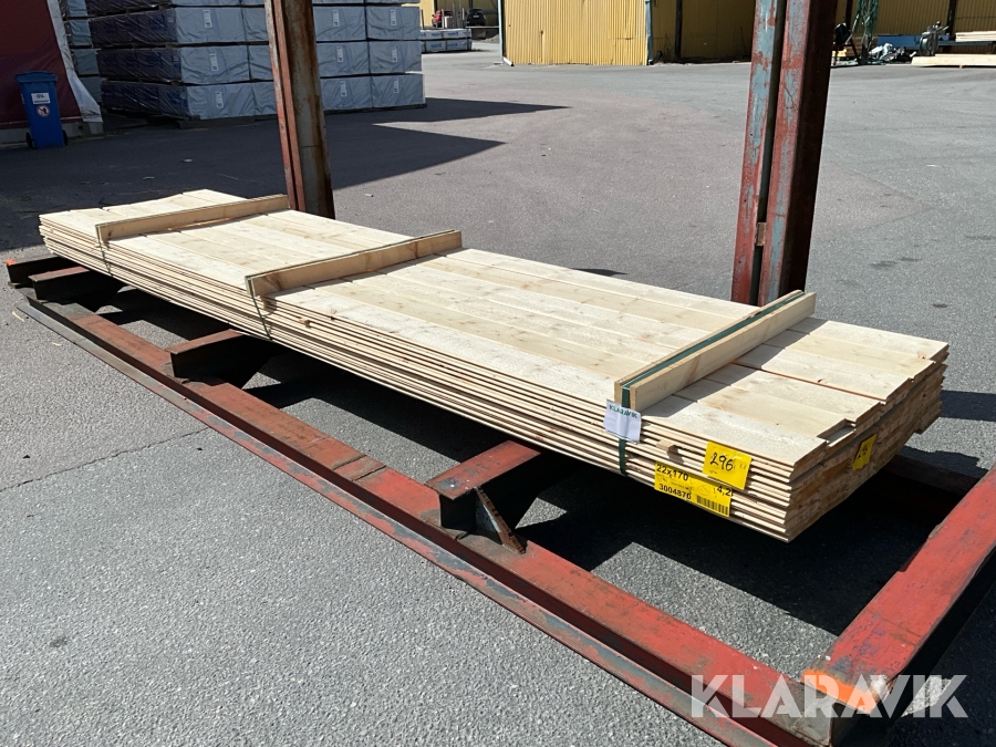 Virkespaket panel dubbelfas 22x170 201löpmeter