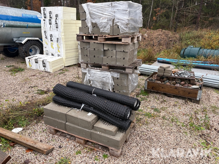 Stödmur Stenbolaget Waxholm 420x265x140mm Naturgrå 4 pallar ca 4,2m2