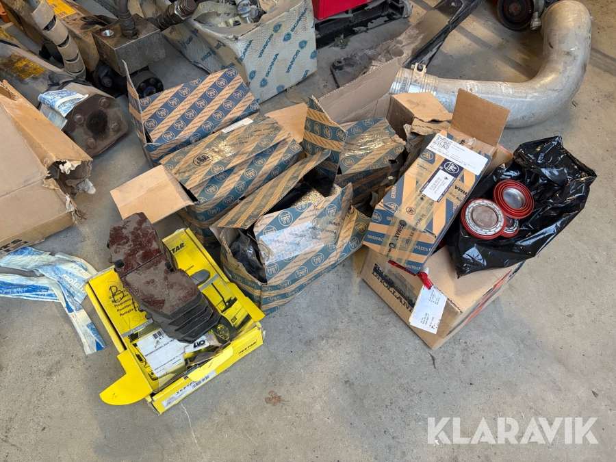 Parti med Bromsbelägg BPW med monteringssats