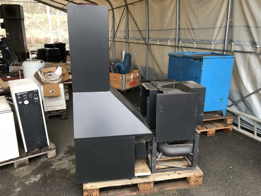 Braskamin med fläkt