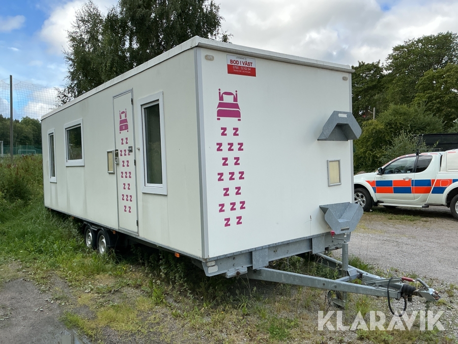 Personalvagn Scanvogn Arbetsbod  730 med kök 2sovrum toalett dusch