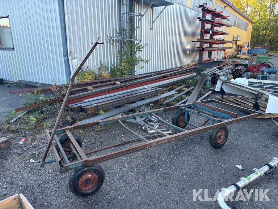 Transportvagn för stål