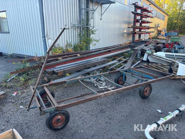 Transportvagn för stål