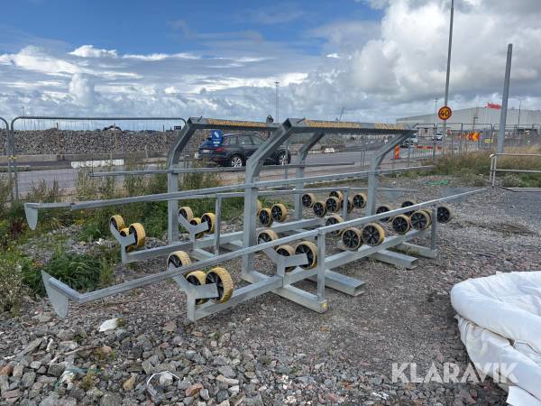Rullställning för fiberduk / Markduk 2 st Fiberduksstället