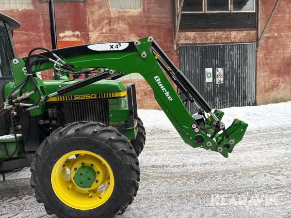 Frontlastare till Traktor Ålö suttit på John Deere 2250