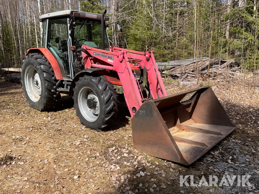 Traktor Massey Ferguson 4255 4WD med lastare