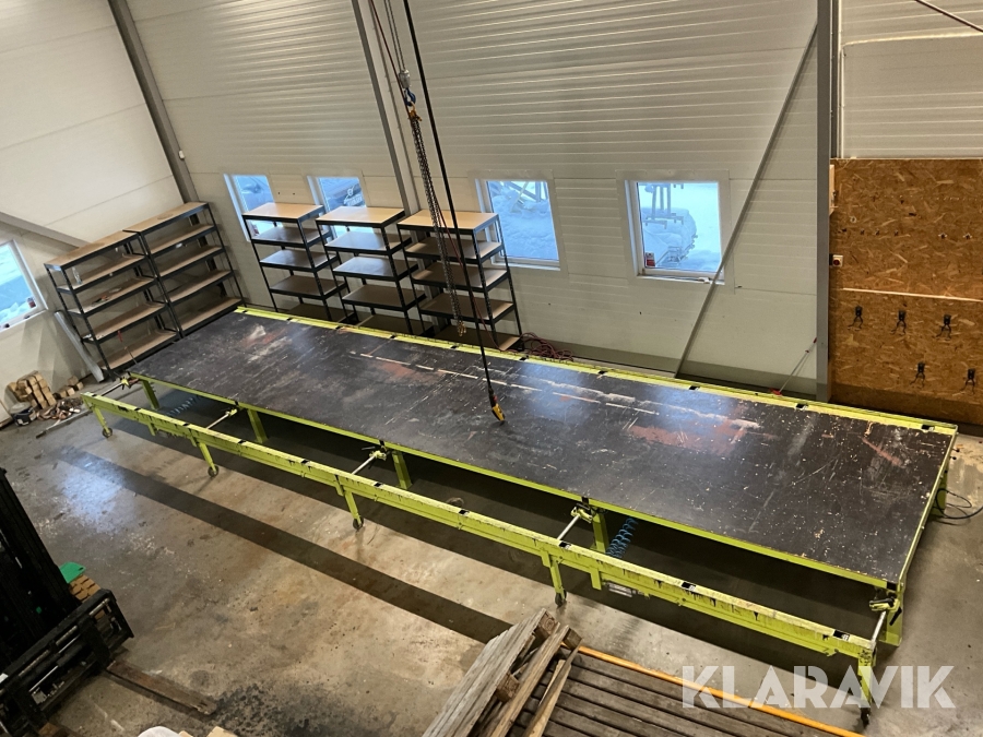 Spikbord för blocktillverkning 9meter x 3,2m