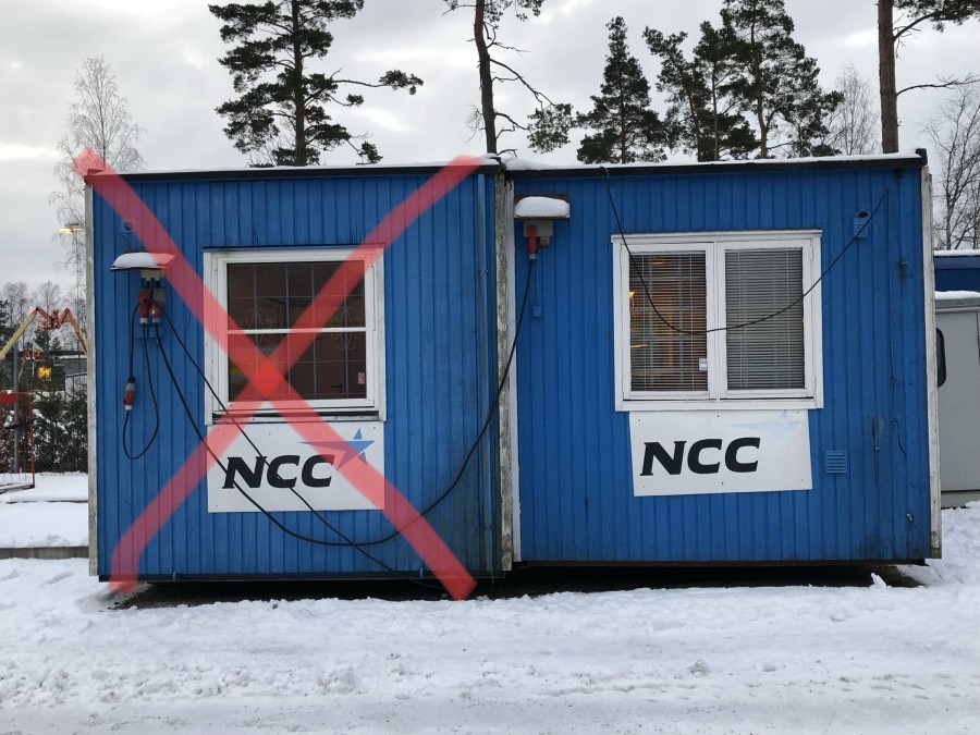 1st Manskapsbod / Byggbod