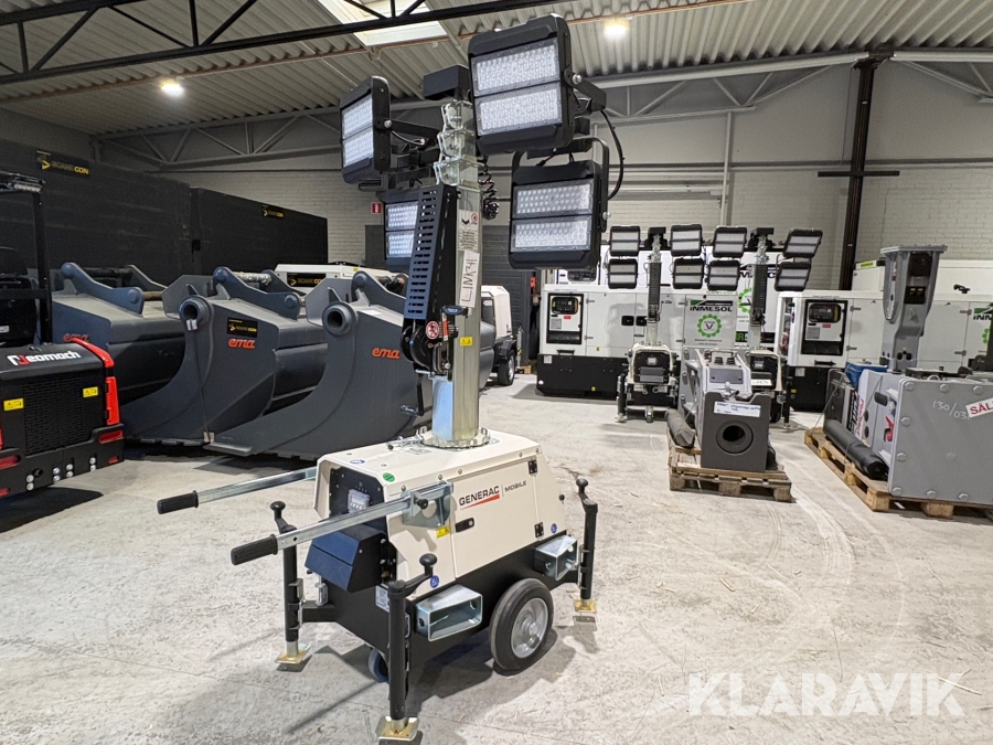 Belysningsmast Generac Pramac linktower 4x240w