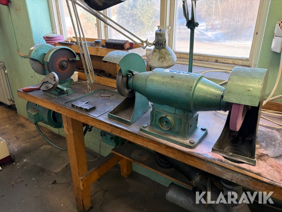 Bänkslipmaskiner 2st