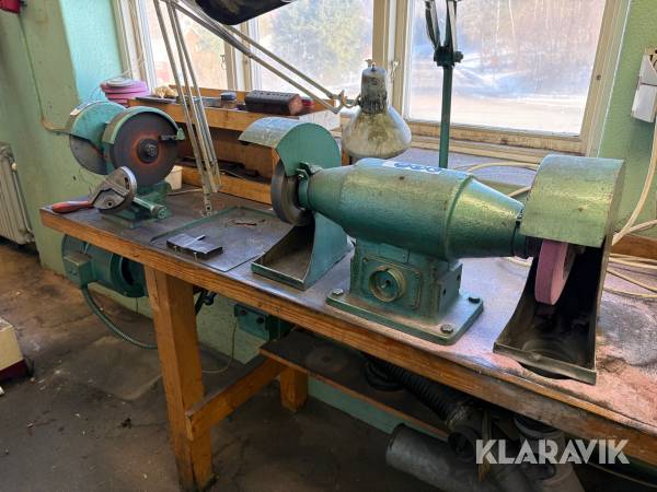 Bänkslipmaskiner 2st