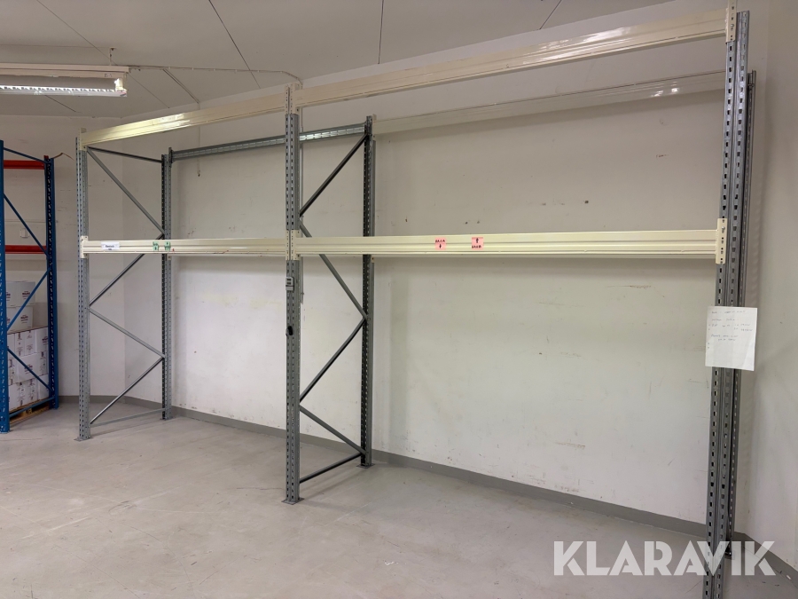 Pallställage 4 sektioner, 2 Hyllplan