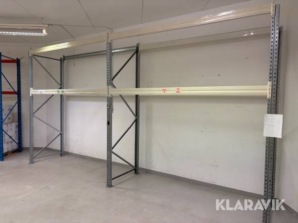 Pallställage 4 sektioner, 2 Hyllplan