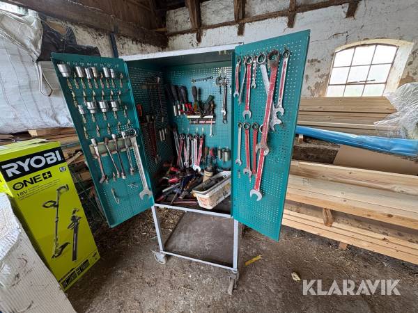 Verktygsskåp Kamasa Tools Med diverse verktyg