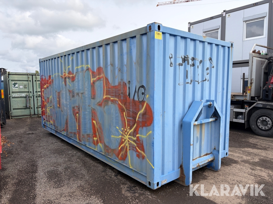 Container Hamo 20 fot med lastväxlarram