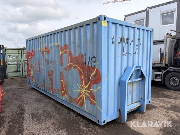 Container Hamo 20 fot med lastväxlarram