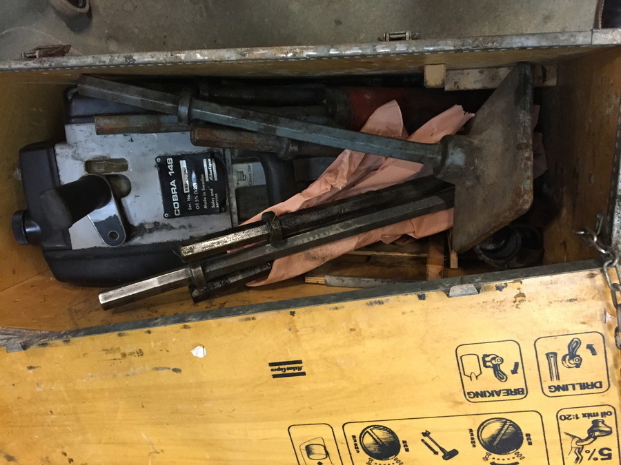 Bilningsmaskin Bensindriven