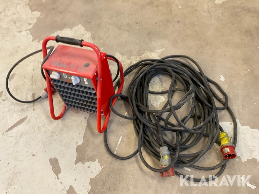Värmefläkt med kabel Tiger P53
