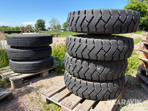 Däck på fälg Michelin och Caltura