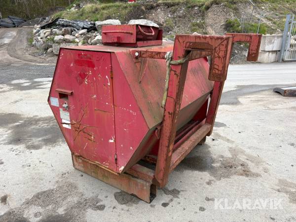 Dieseltank Färmartanken 1500 L till bandschaktare