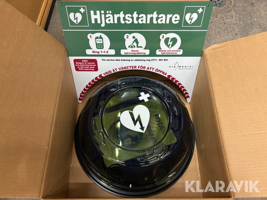 Förvaring för Hjärtstartare