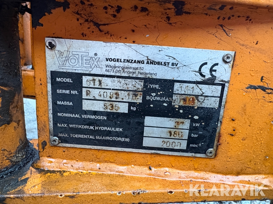 Släntklipp Votex Roadmaster GTX 151