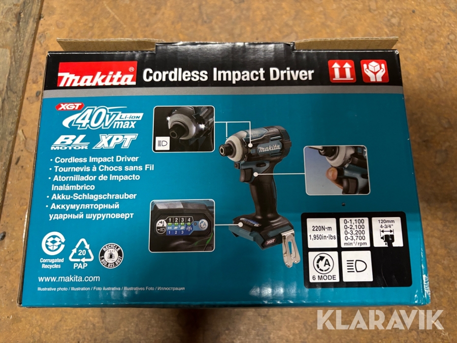 Skruvdragare Makita TD001GZ 36v