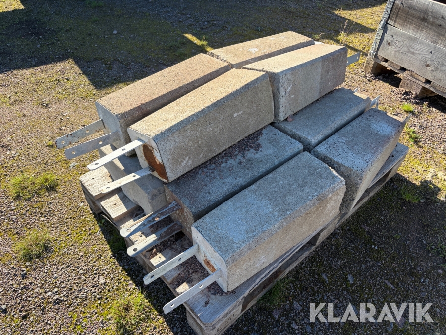 Betongfundament 8 st