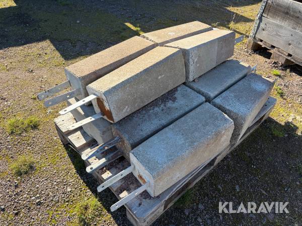 Betongfundament 8 st