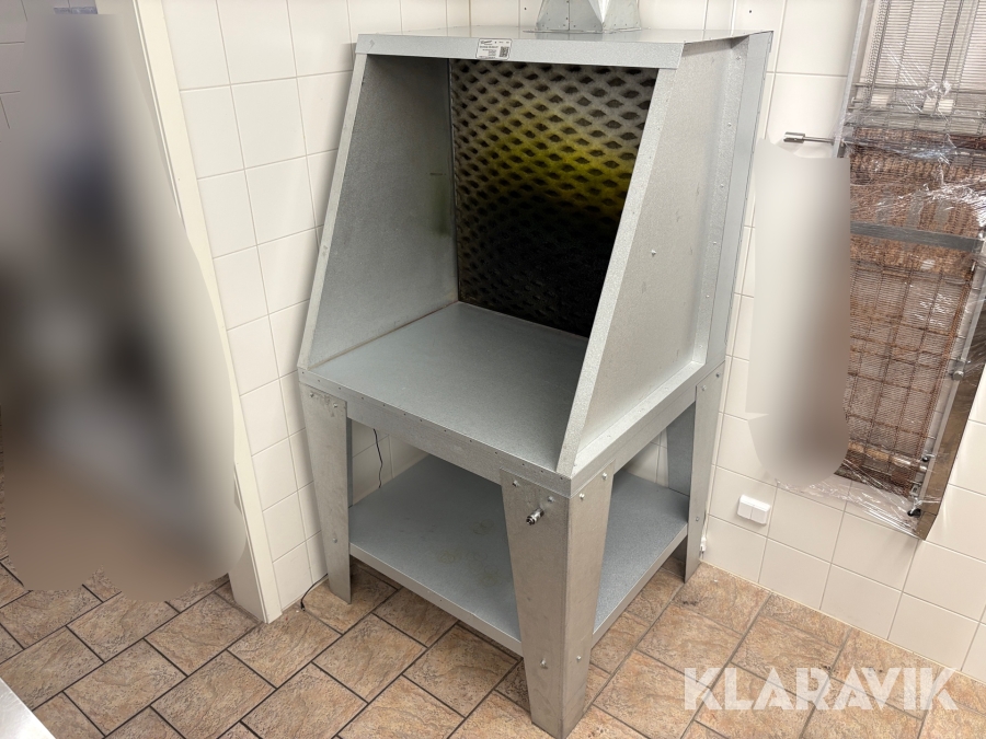 Lackskåp/ sprutskåp AB Lackeringsanläggningar EB-850-PP inkl ventrör