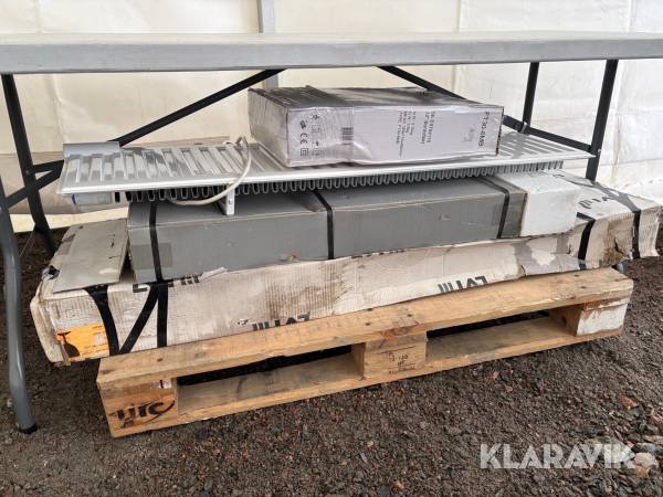 Radiatorer och fläkt