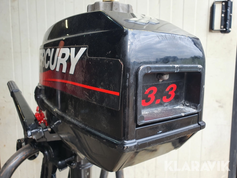 Båtmotor Utombordare Mercury 3.3, Karlstad, Klaravik auktion