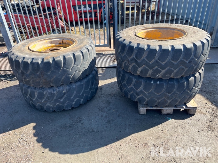 Hjul till lastmaskin Good Year 17.5R25 4st