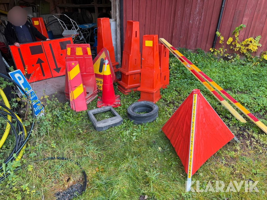TA-material konor, plank, vikter mm
