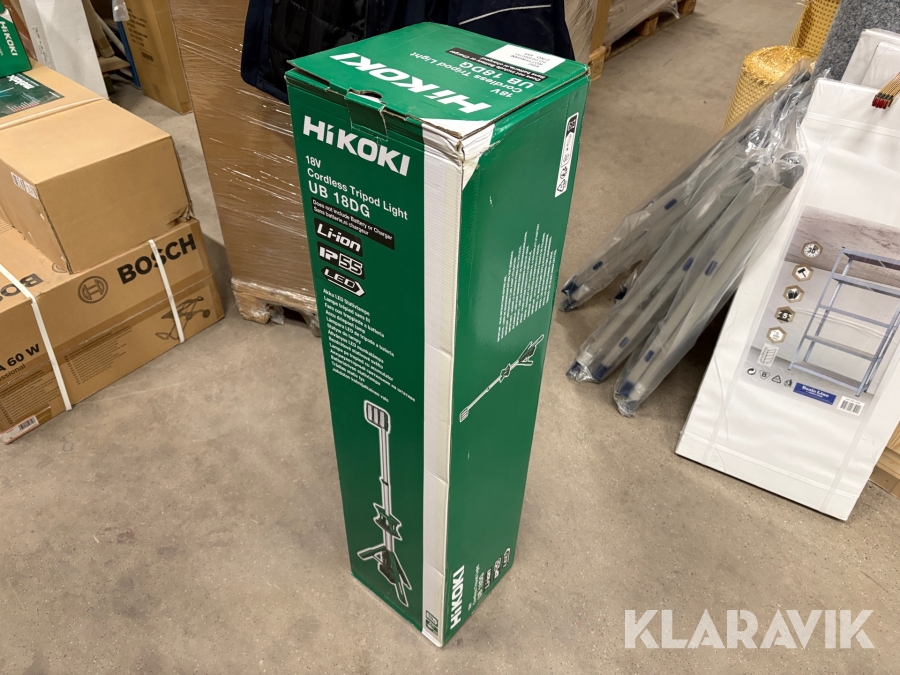 Belysningsstolpe Hikoki UB 18DG 18v