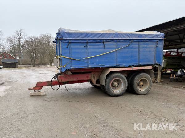 Spannmålsvagn med tipp och kapell