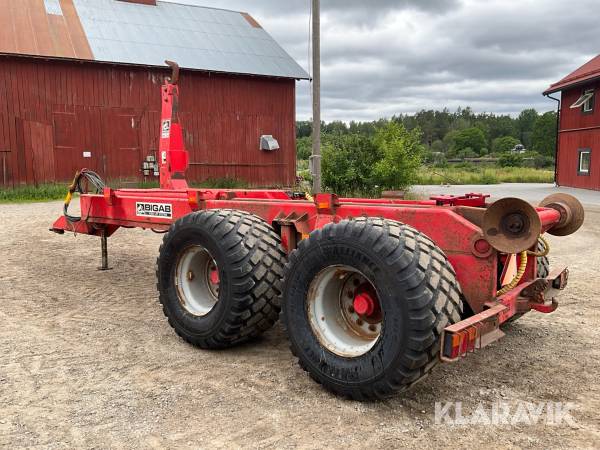 Lastväxlarvagn Bigab 20-24 med nya däck
