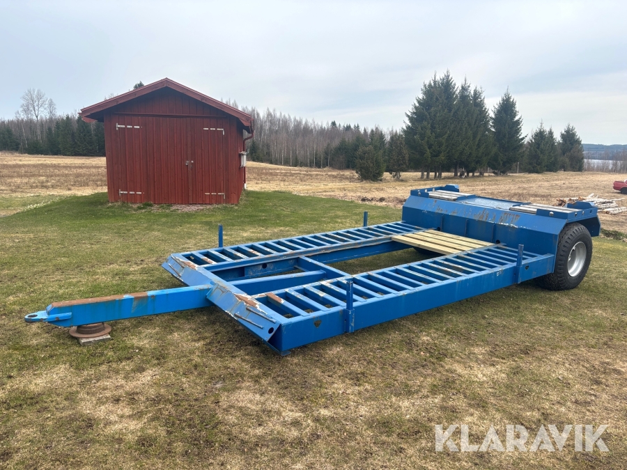 Maskintrailer Wikers 8-ton till grävmaskin