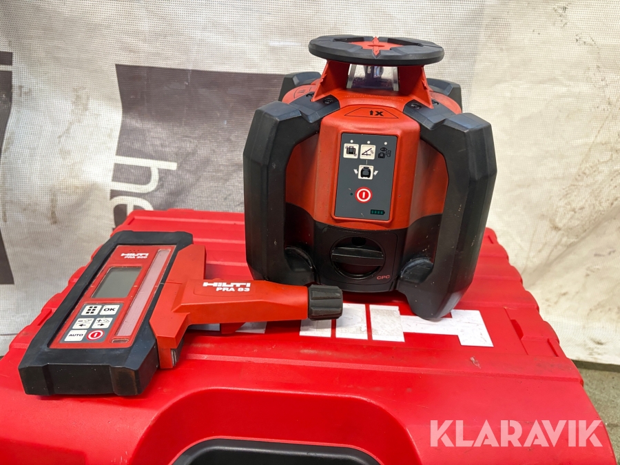 Tvåfallslaser Hilti PR 300-HV2sS Inkl. mottagare, laddare, mätsticka och stativ