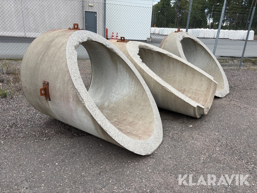 Trummöga/ utloppsrör 3st