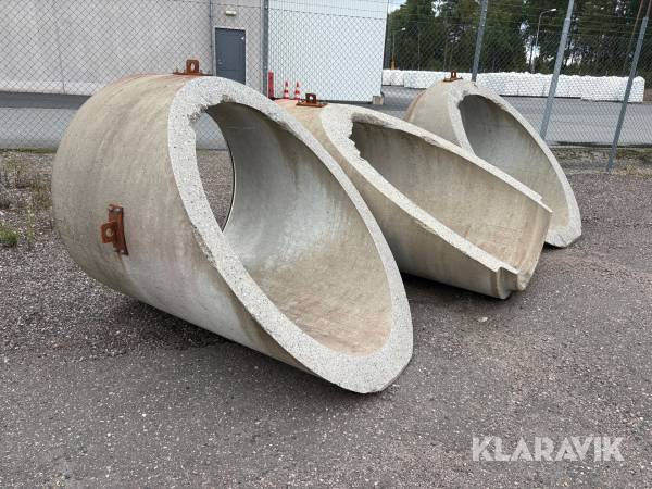 Trummöga/ utloppsrör 3st