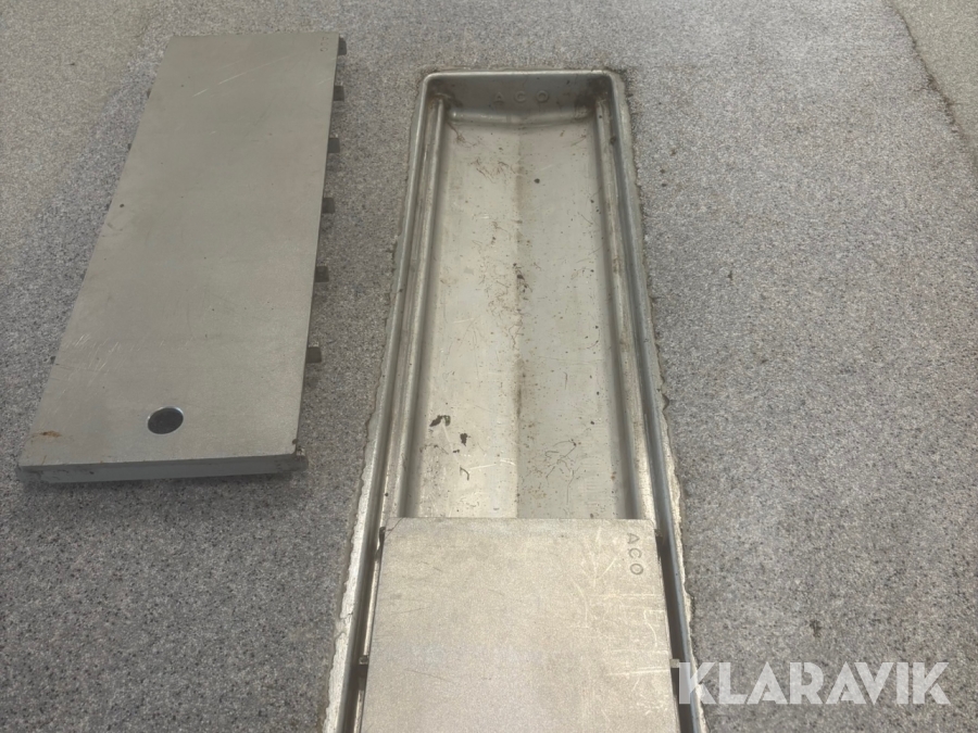 Golvränna ACO Rostfri 4 st