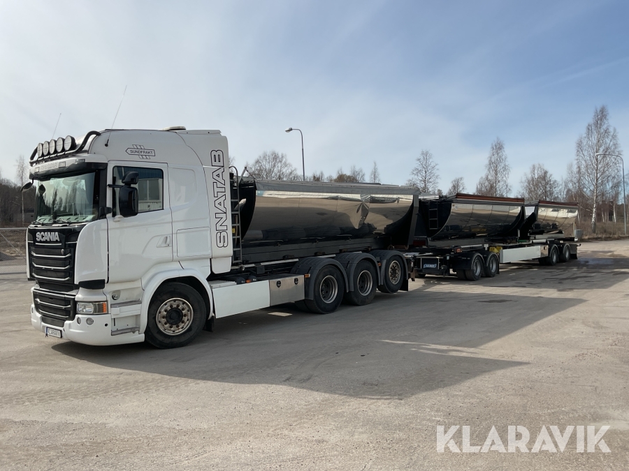 Asfalstekipage Scania R490LB 8x4*4HNB Tridem