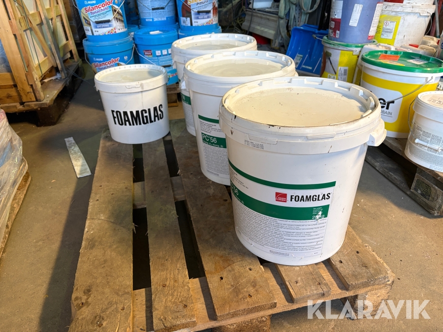 Blandade färger och material Foamglas PC56