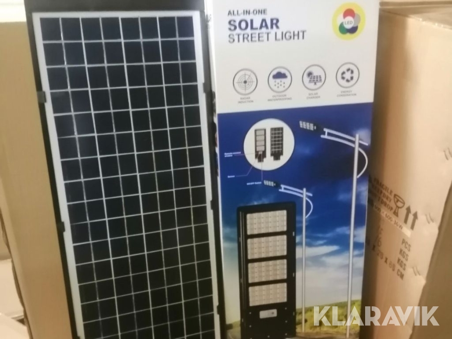 Solpanel Gatubelysning - Gårdbelysning IP65 Epistar GY-SSL-2